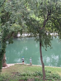 My kids catching fish!