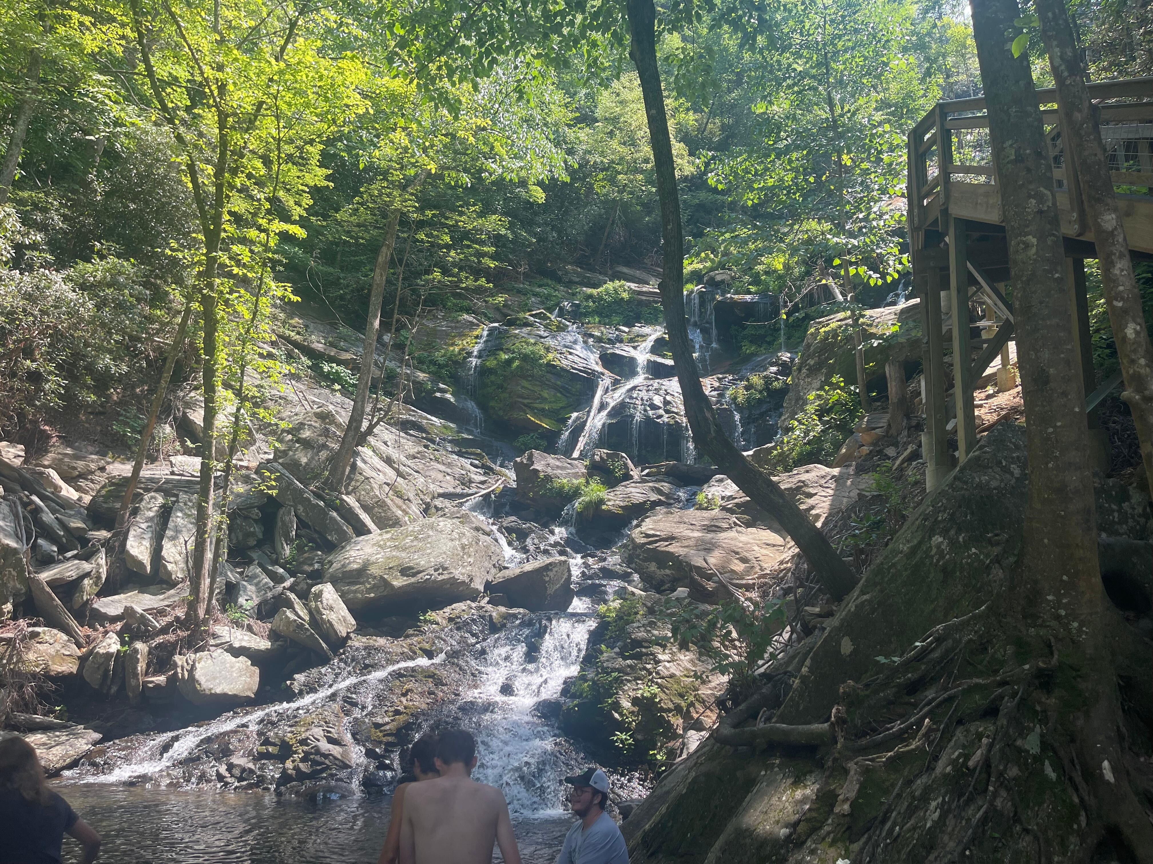 Catawba falls lower falls