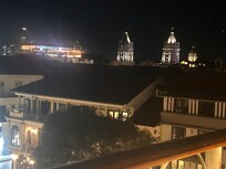 View from rooftop bar