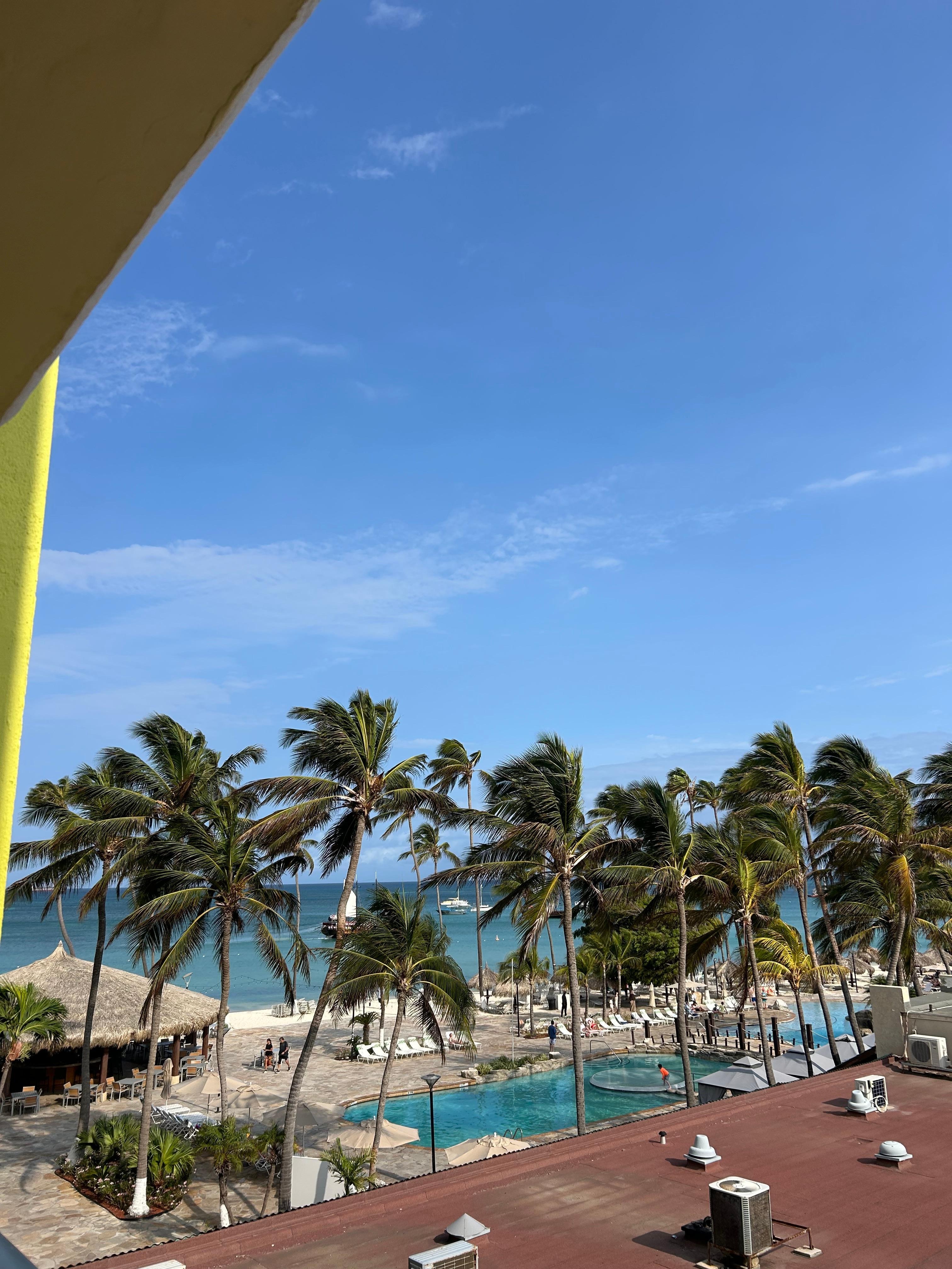 My balcony view from my room. Loved it! 