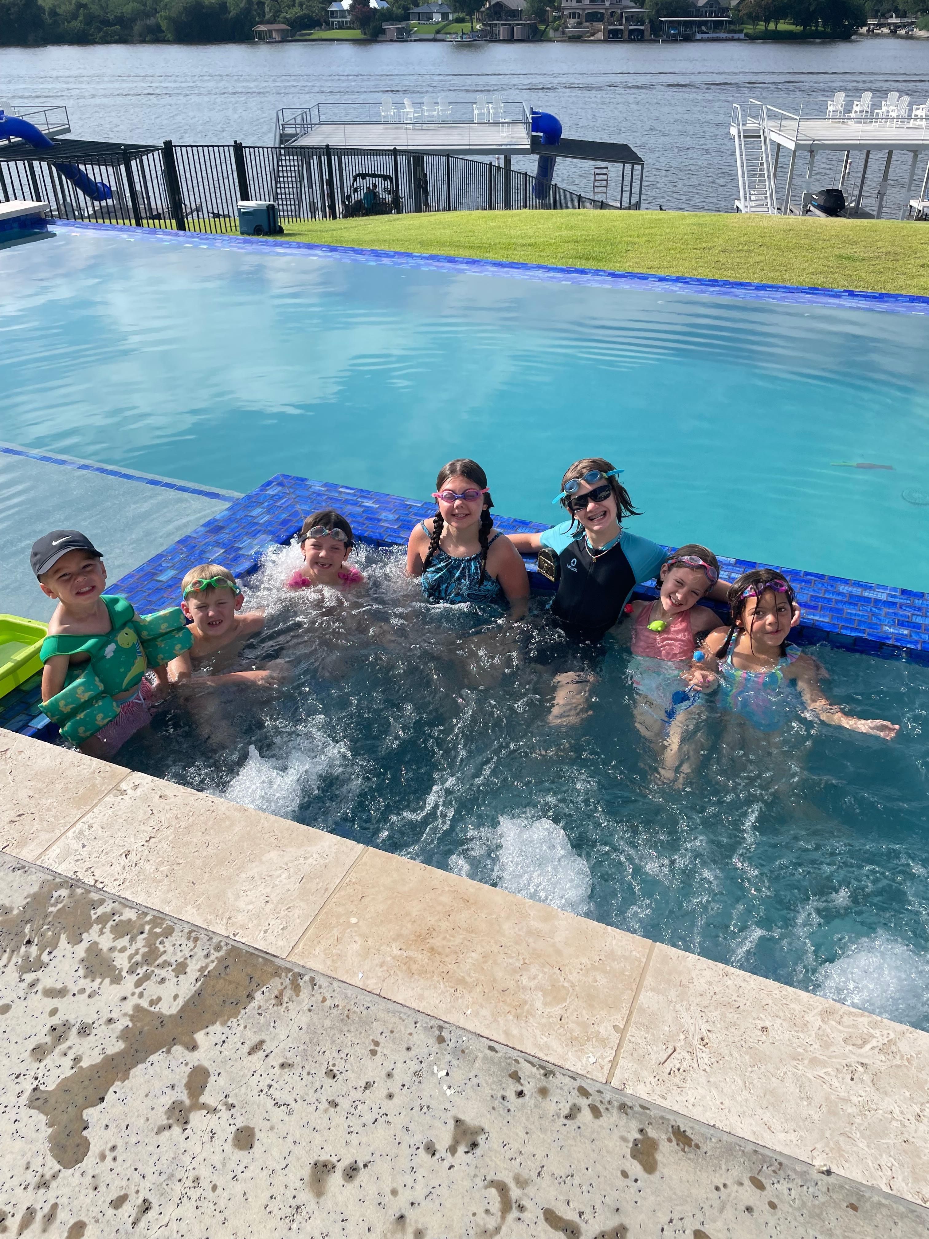 The pool is a delight!