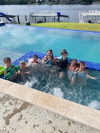 The pool is a delight!