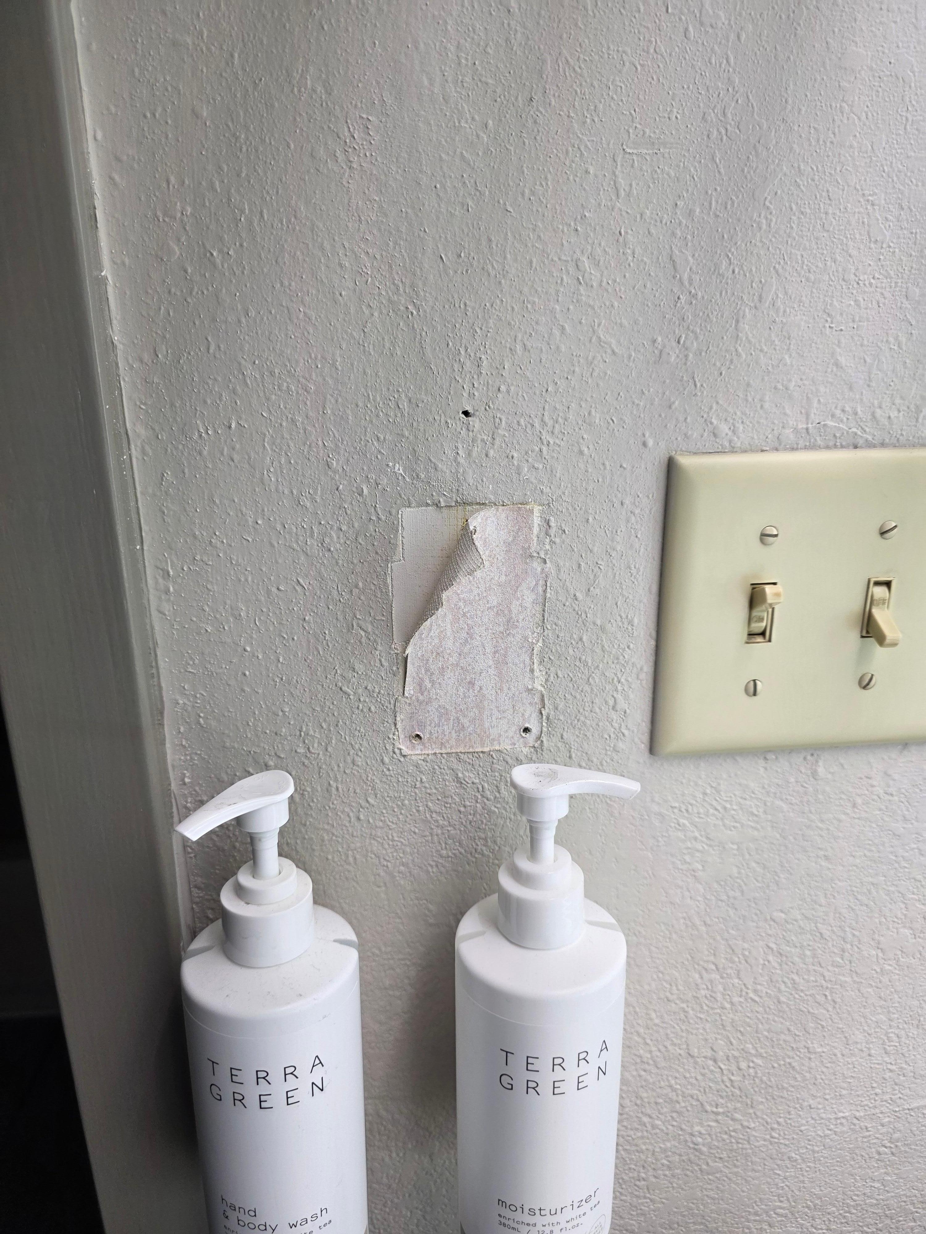 tried to fix hole???