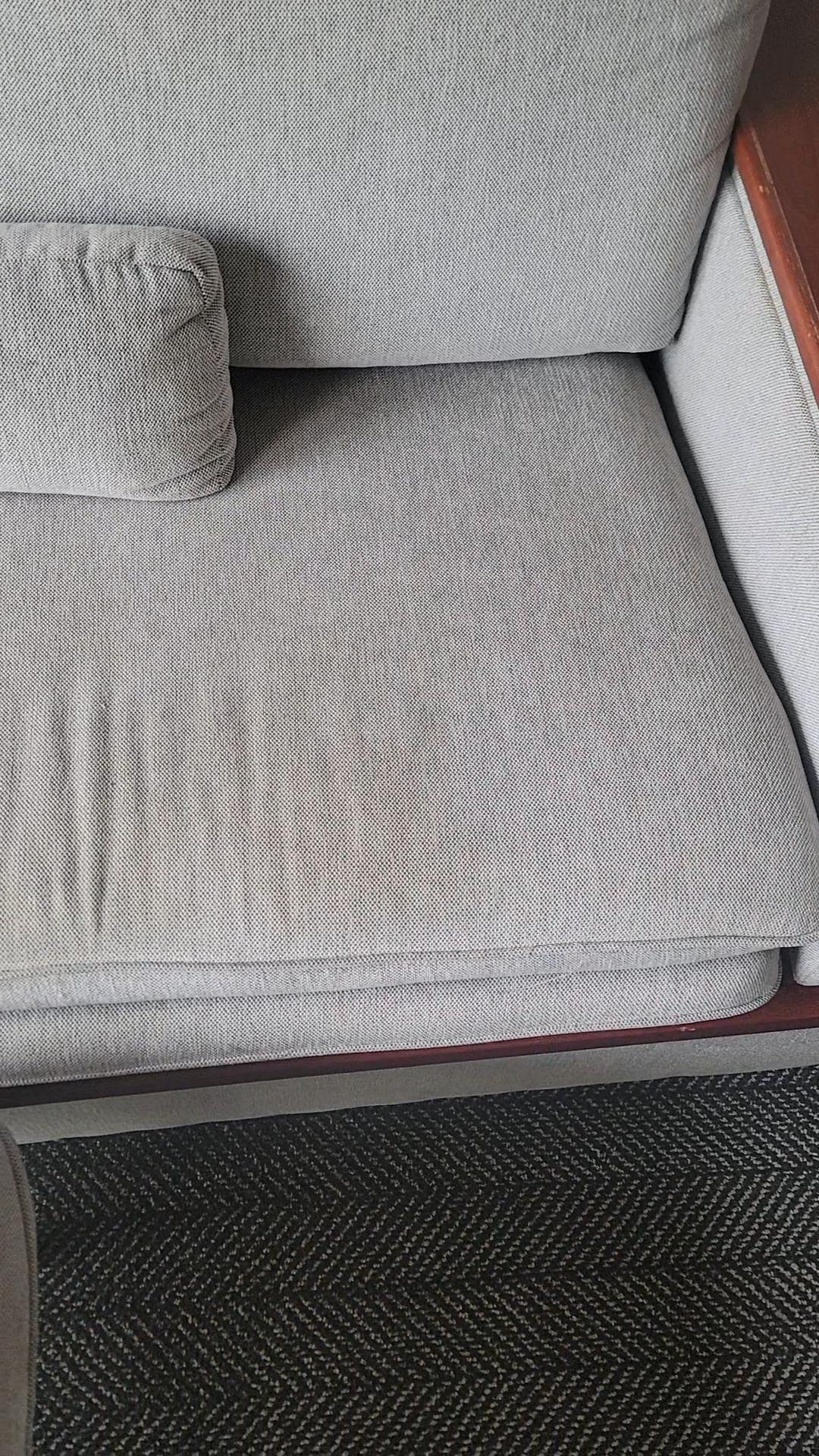 Stained sofa