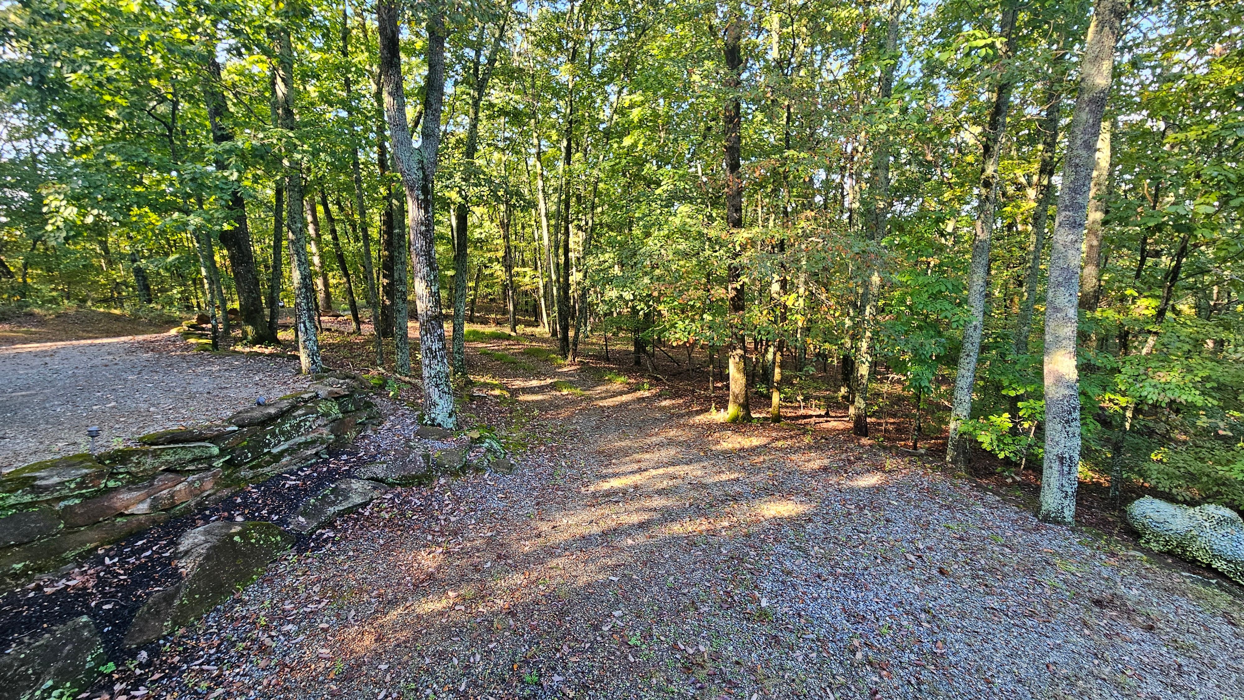 Two levels of parking or just a nice area to walk and enjoy