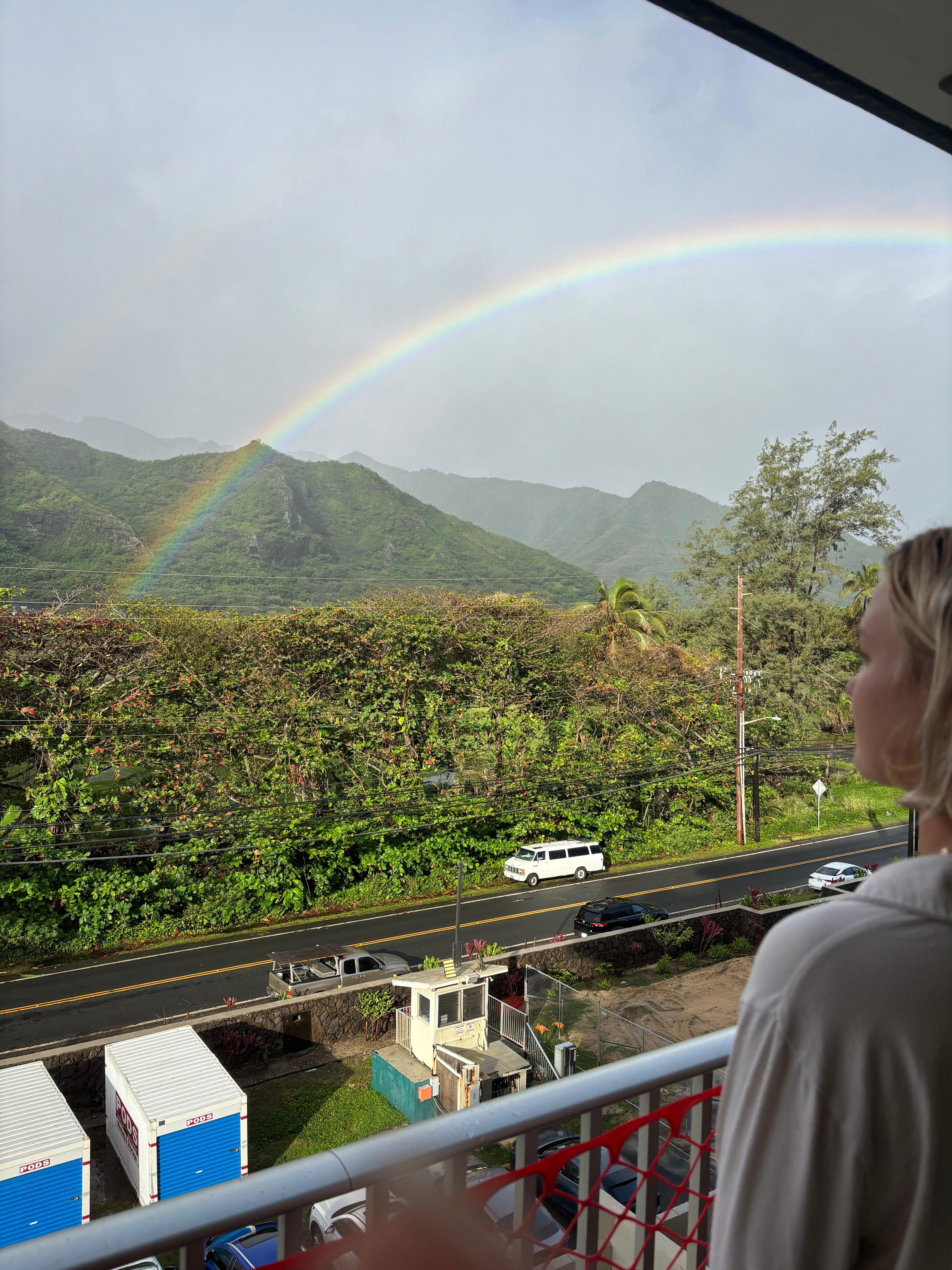 Great rainbow after the storm.
