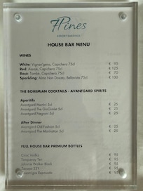 Mini Bar prices