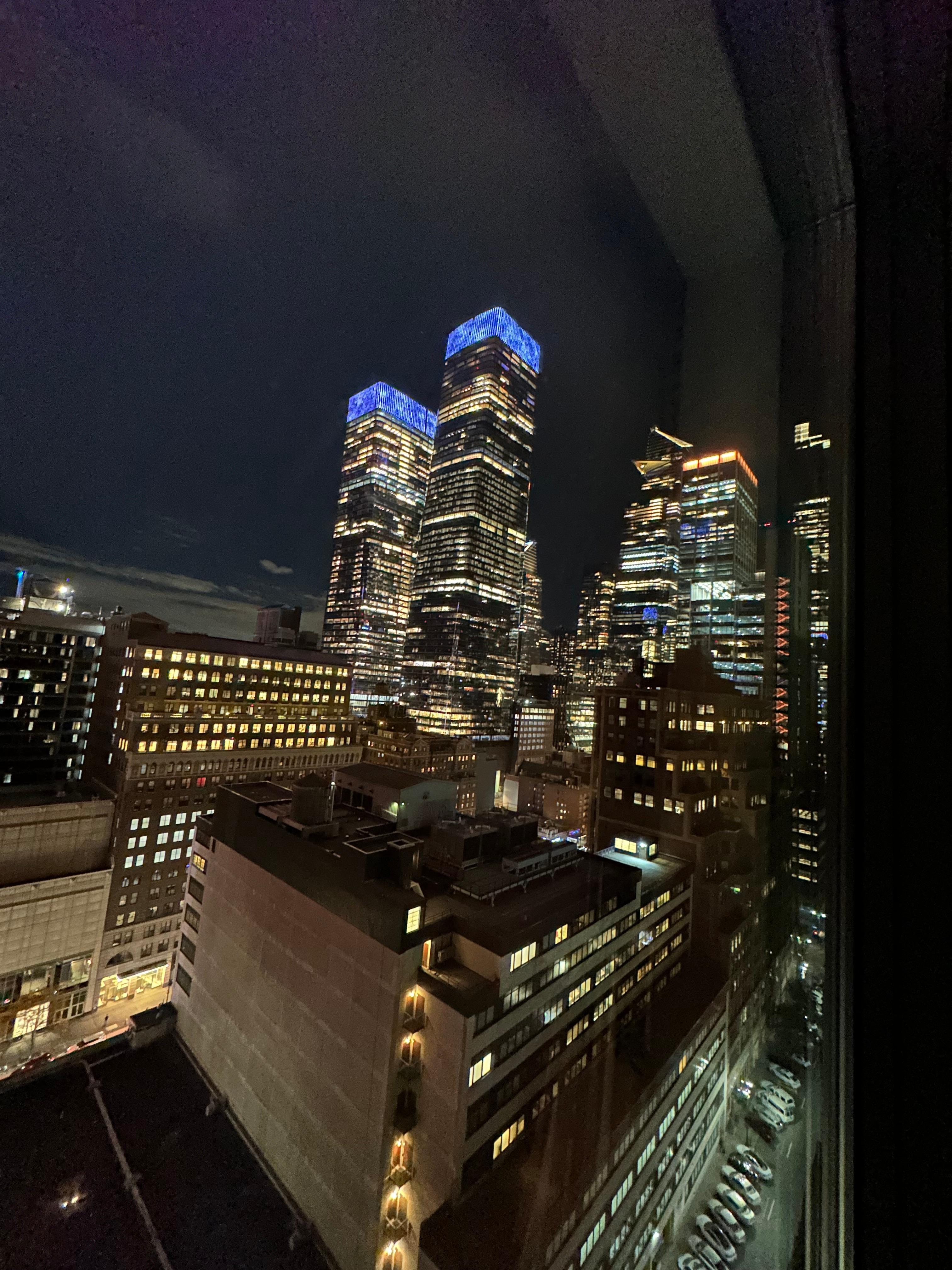 Outside of our window, 23rd floor.