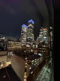 Outside of our window, 23rd floor.