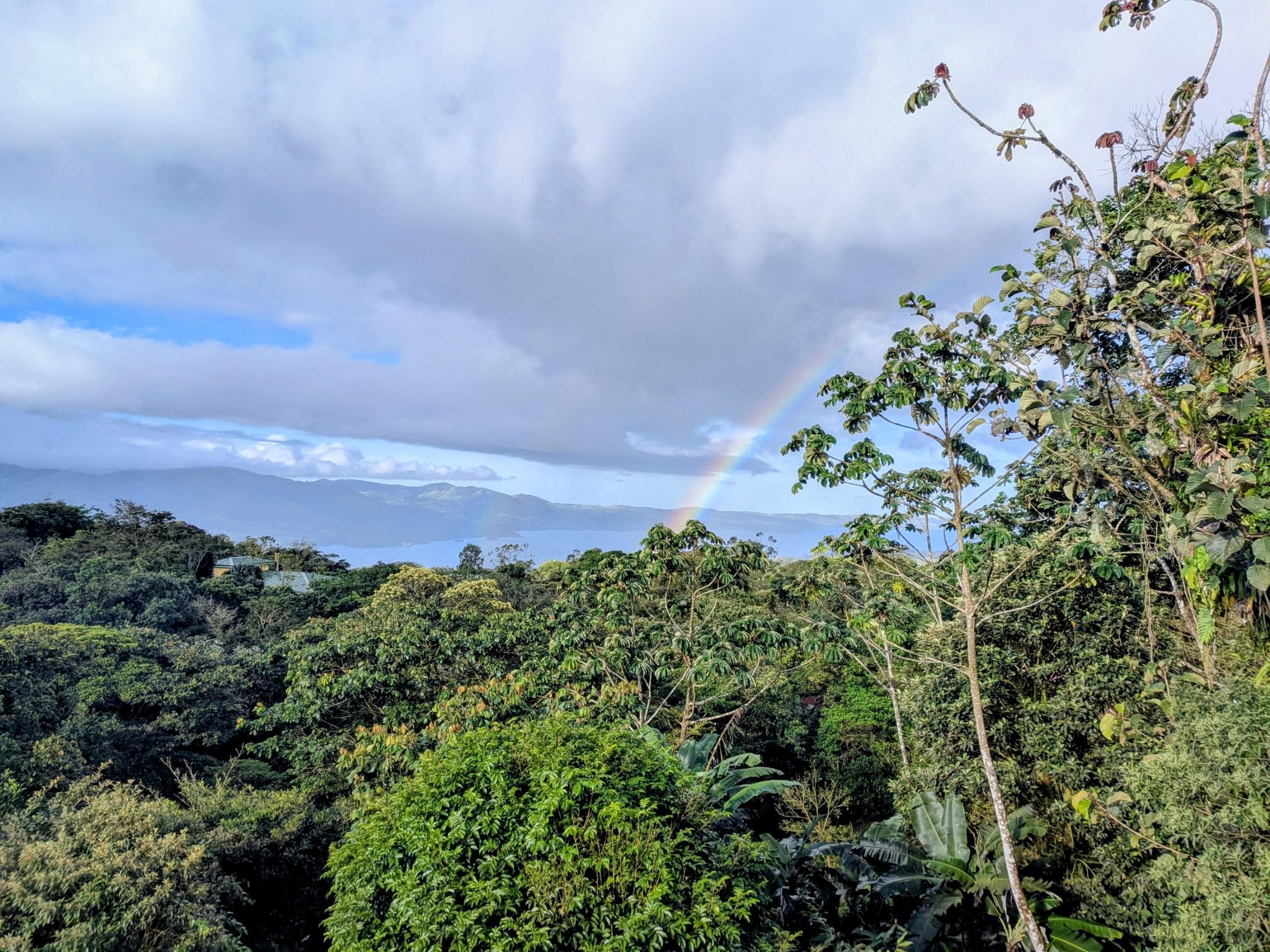 Rainbow over Lake Arenal