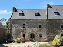 The main entrance to the farmhouse.