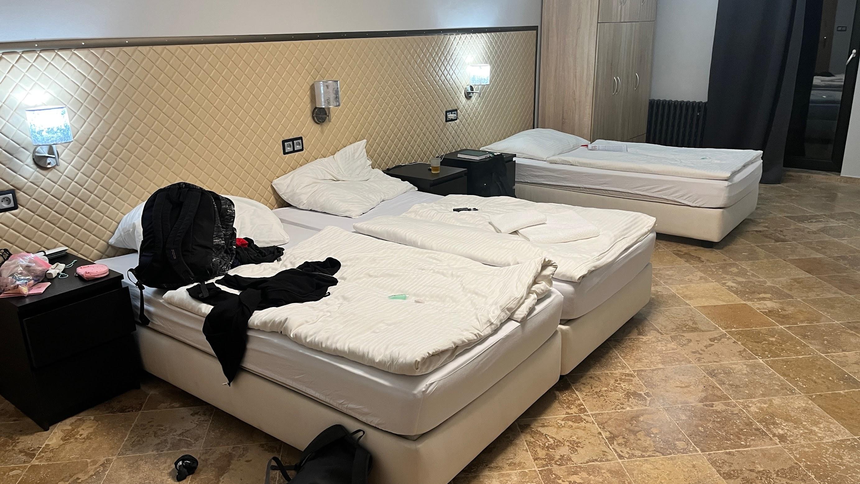 This is what our “Exclusive Double Room” looked like
