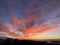 Sunset from the front deck