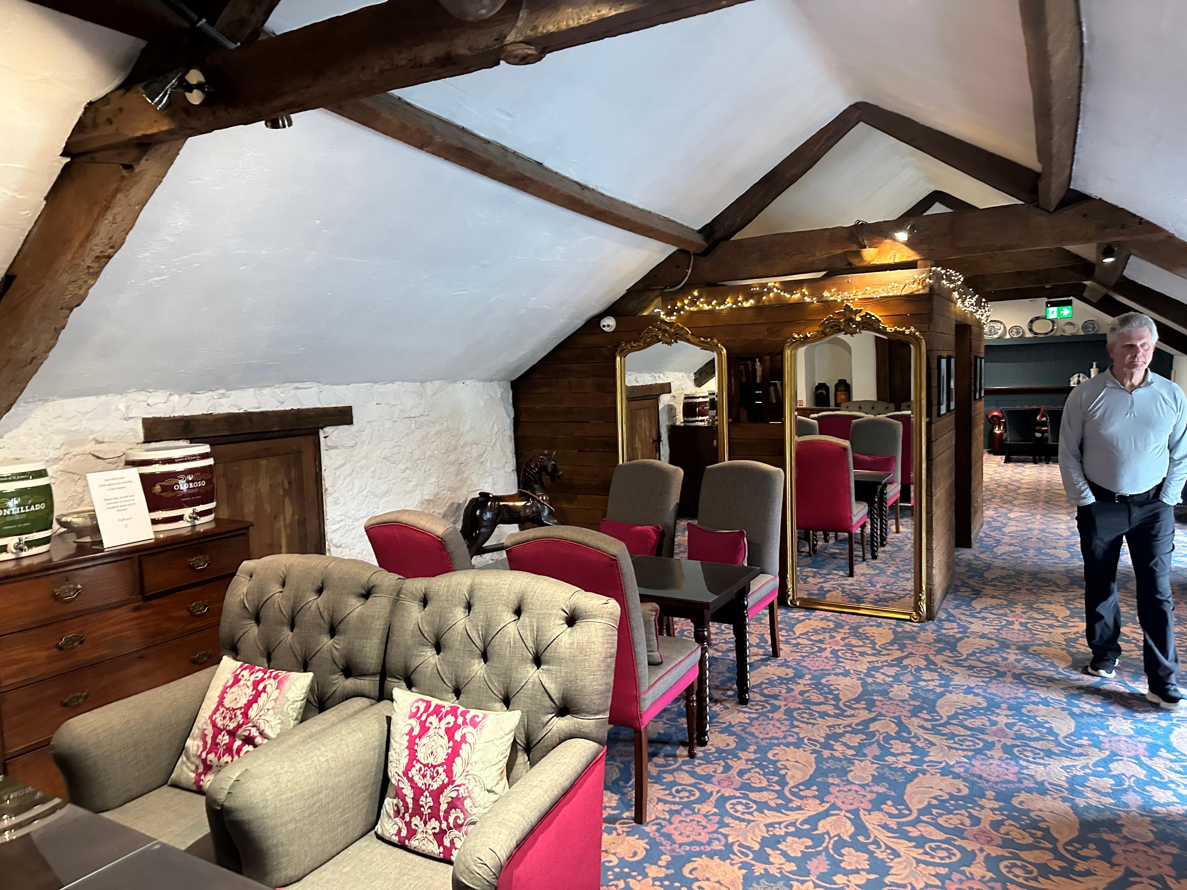 Secret library/game room