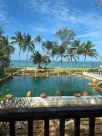 View from the breakfast hall.
