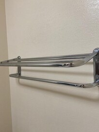 Broken towel rack
