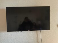 Their idea of a large flatscreen. Not to mention there is no WiFi as they advertise