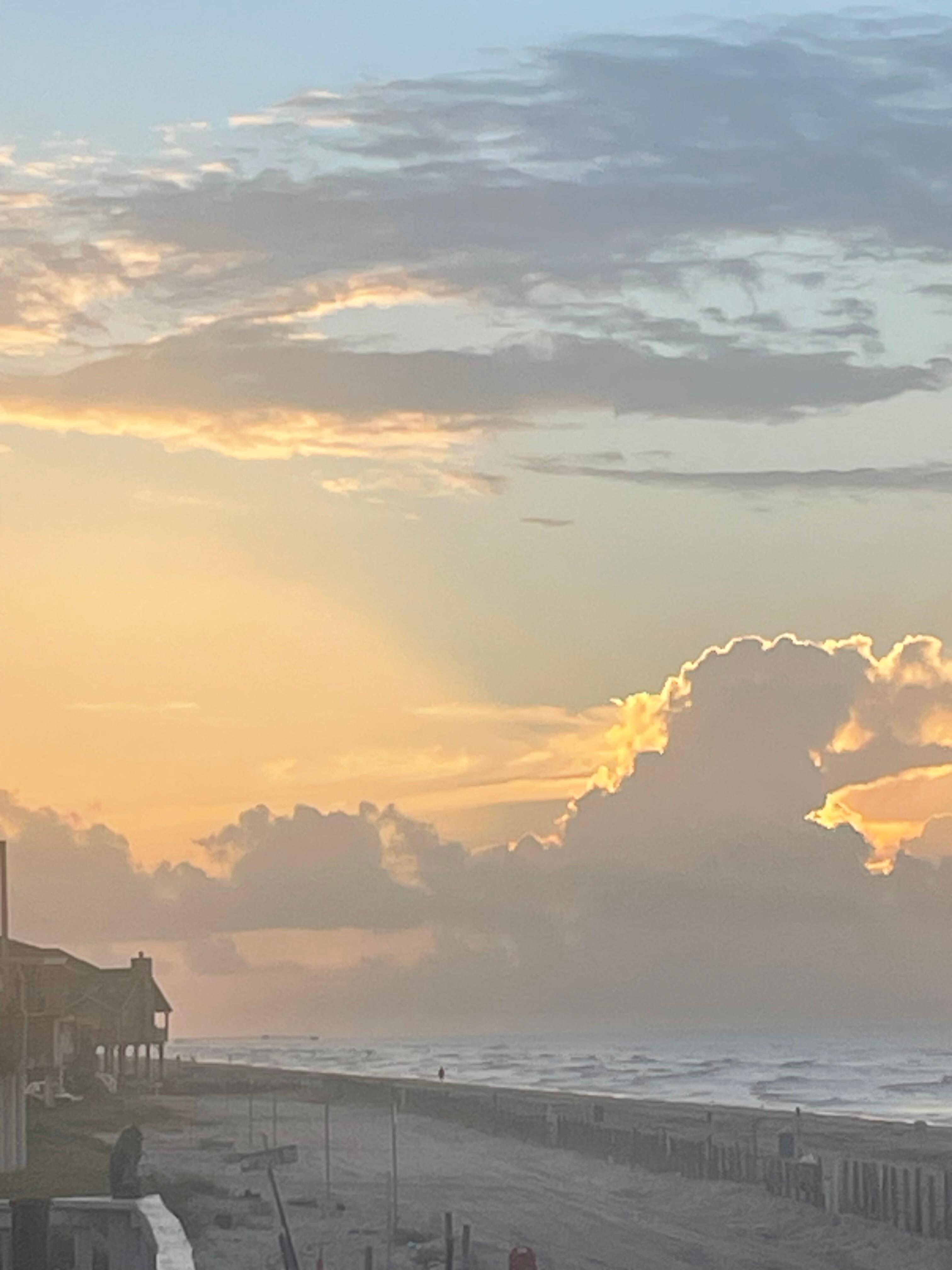 Sunrise from the deck