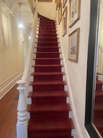 Stairs to second floor.