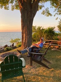 Relaxing at the Lake.