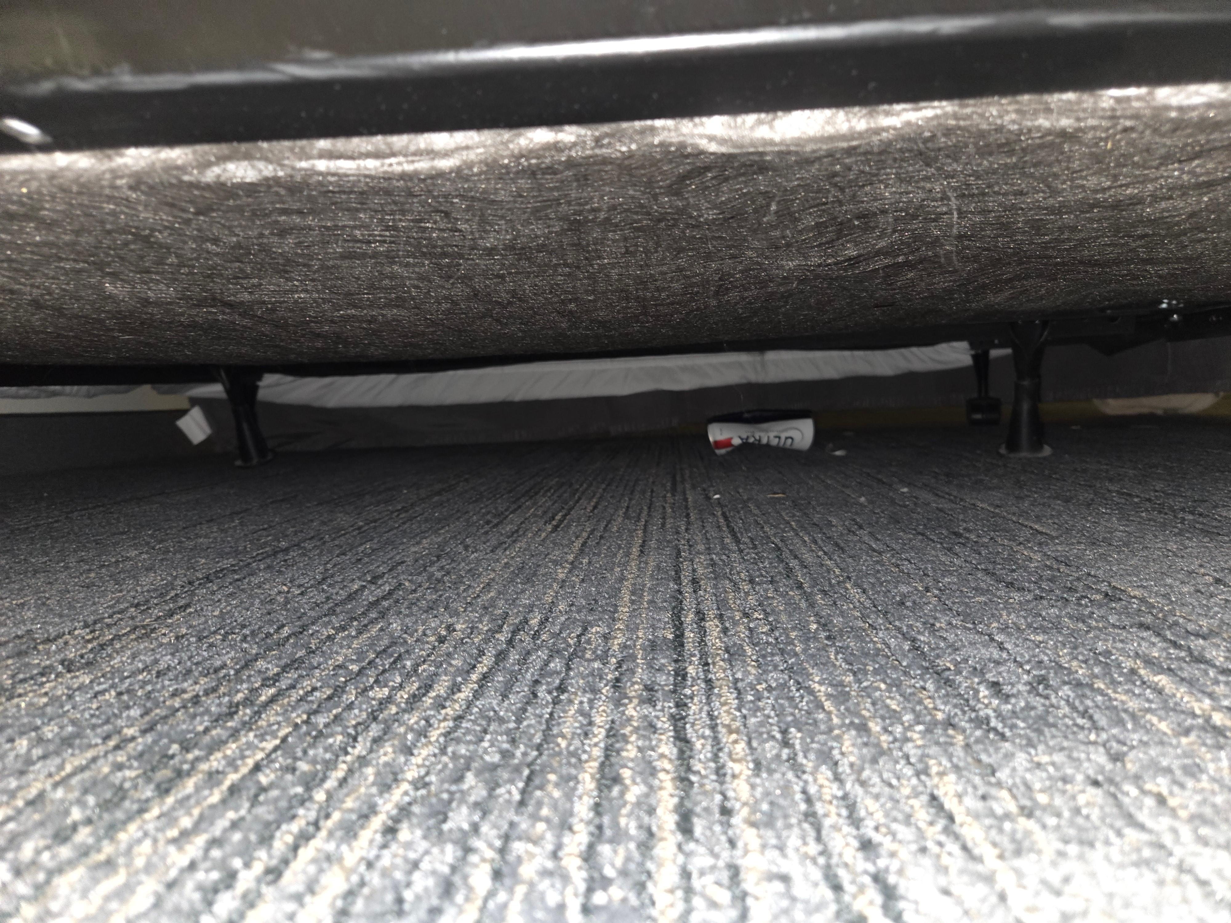 Beer can under bed