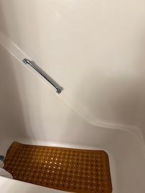 The shower was dirty