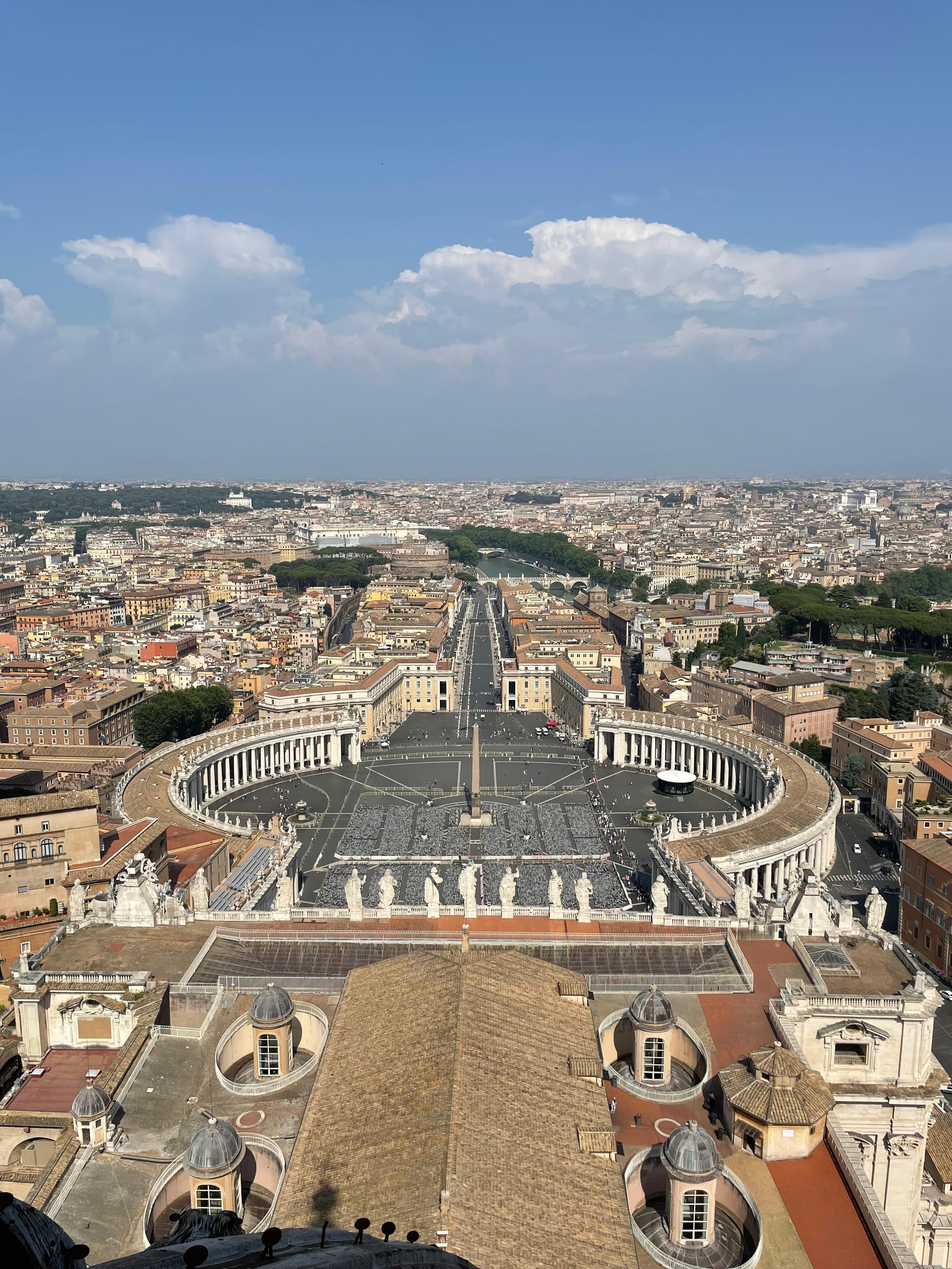 Blick vom der Kuppel auf dem Dom