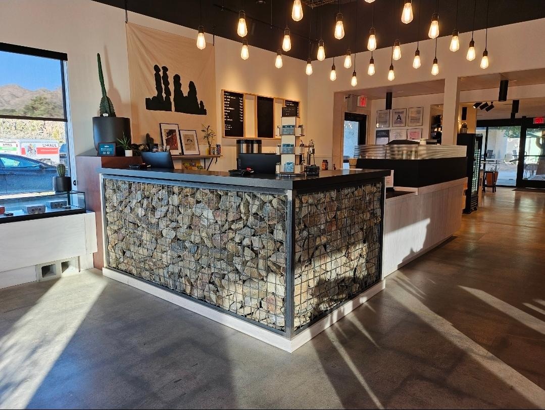 Check out the rocks at the front desk