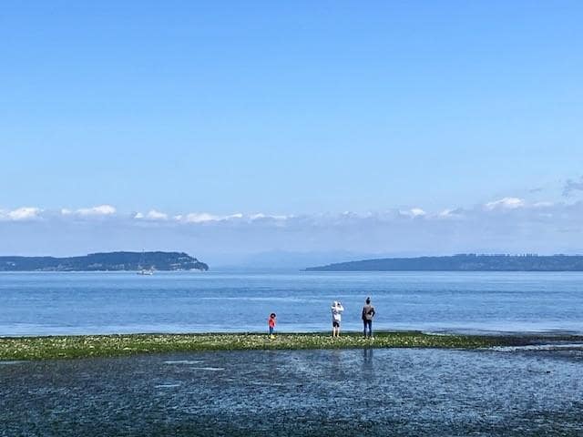 low tide