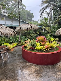 Reception courtyard
