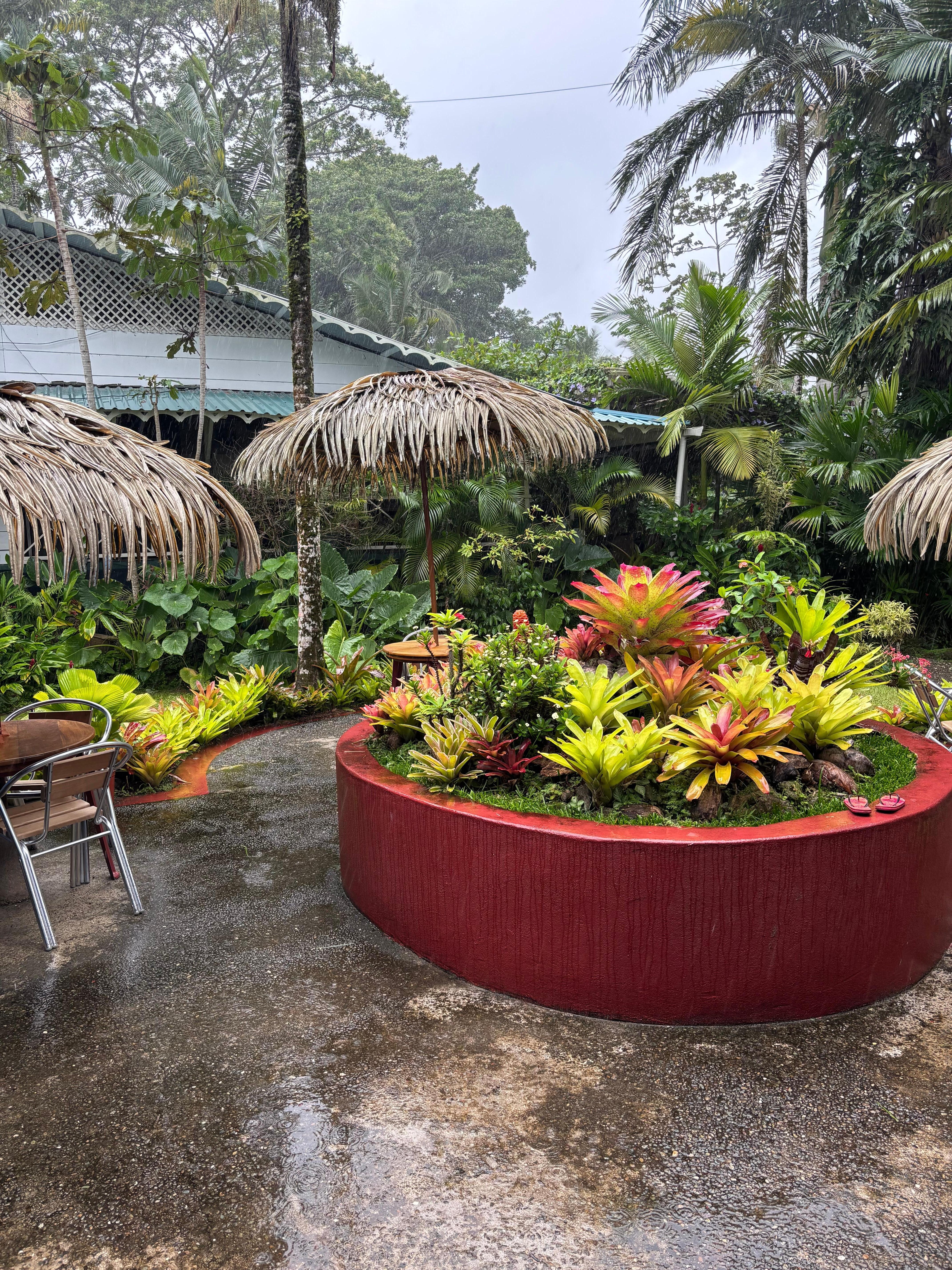 Reception courtyard