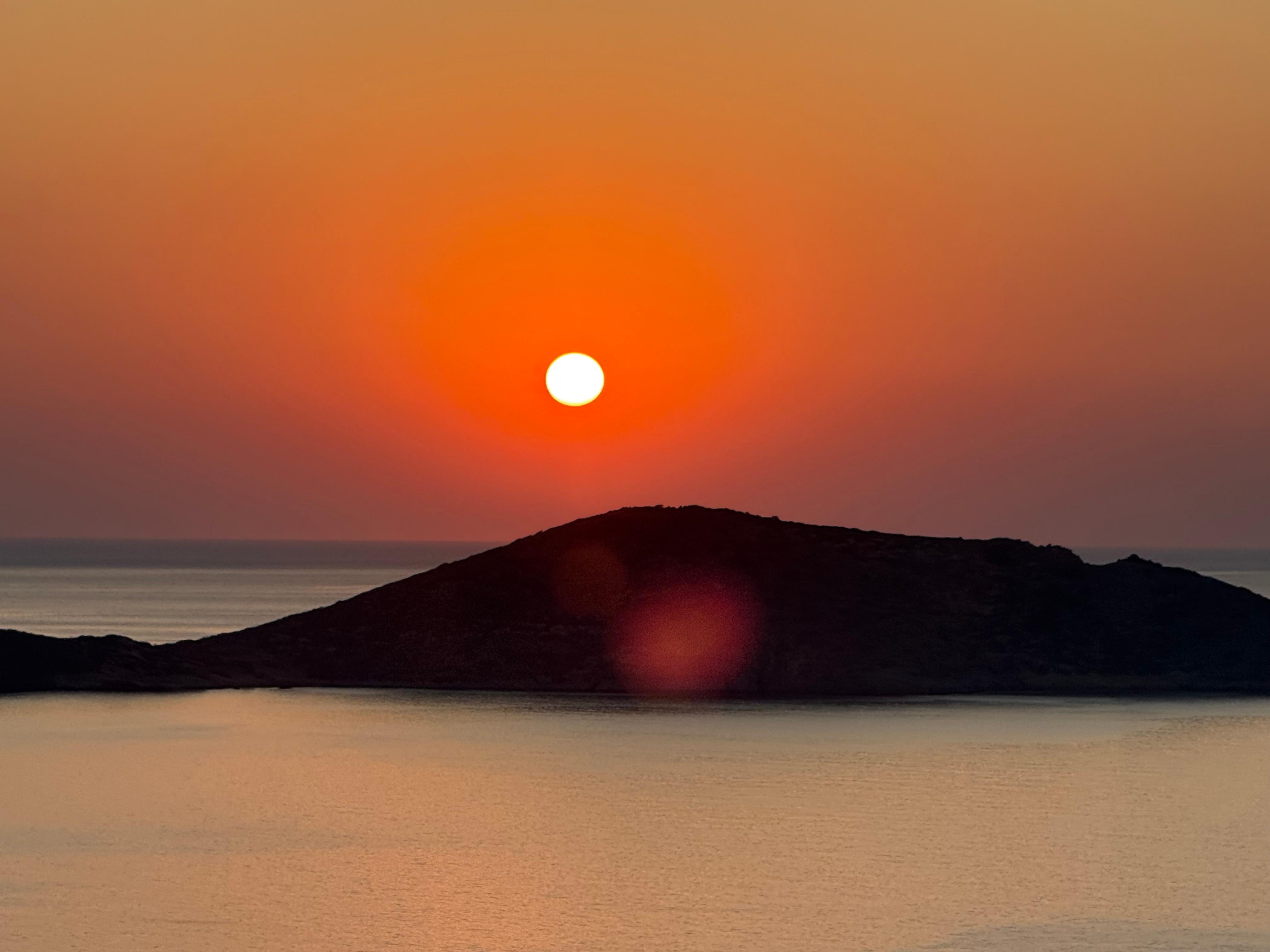 Sunrise from the balcony