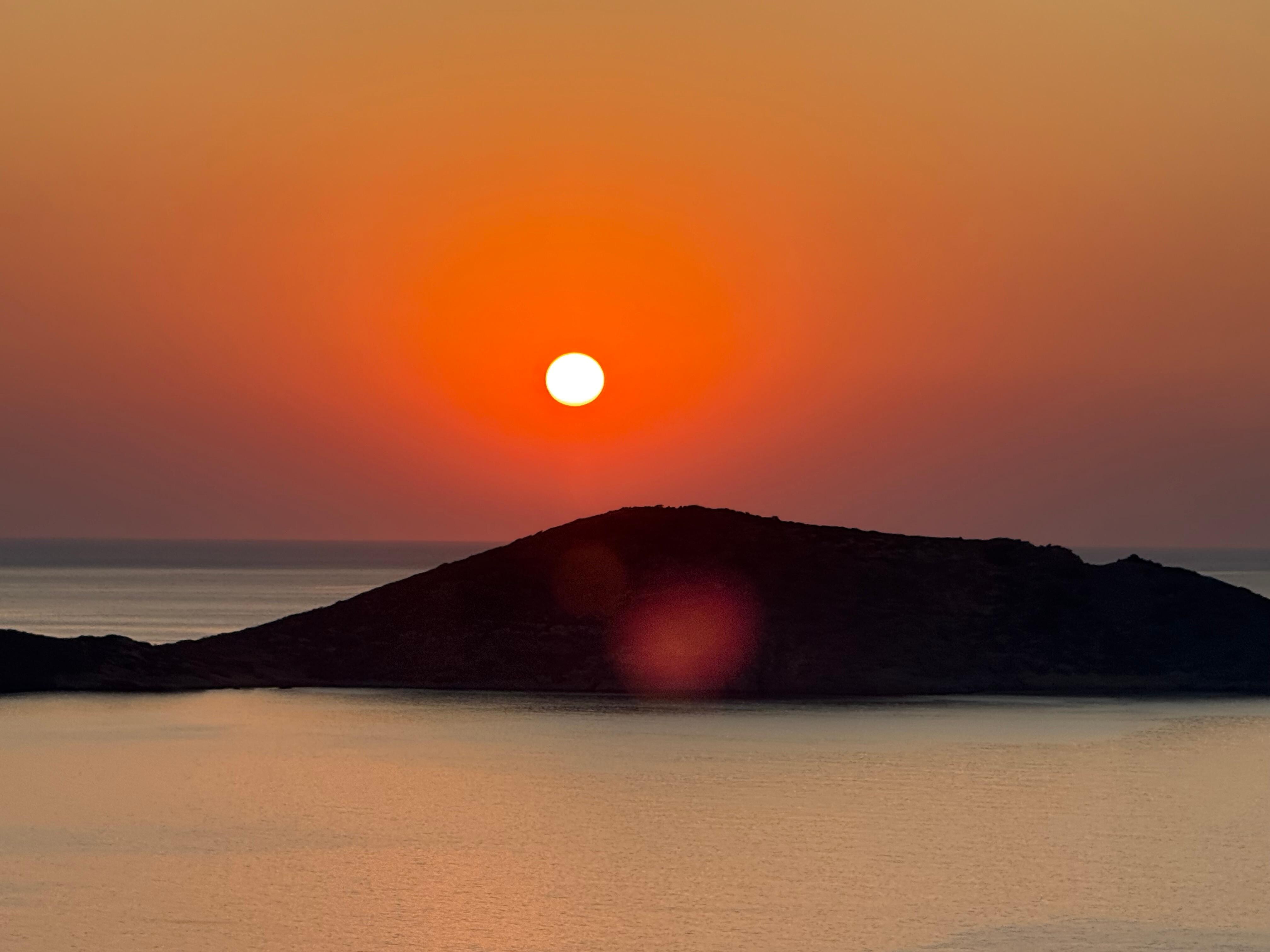 Sunrise from the balcony