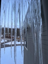 It was cold View out to front