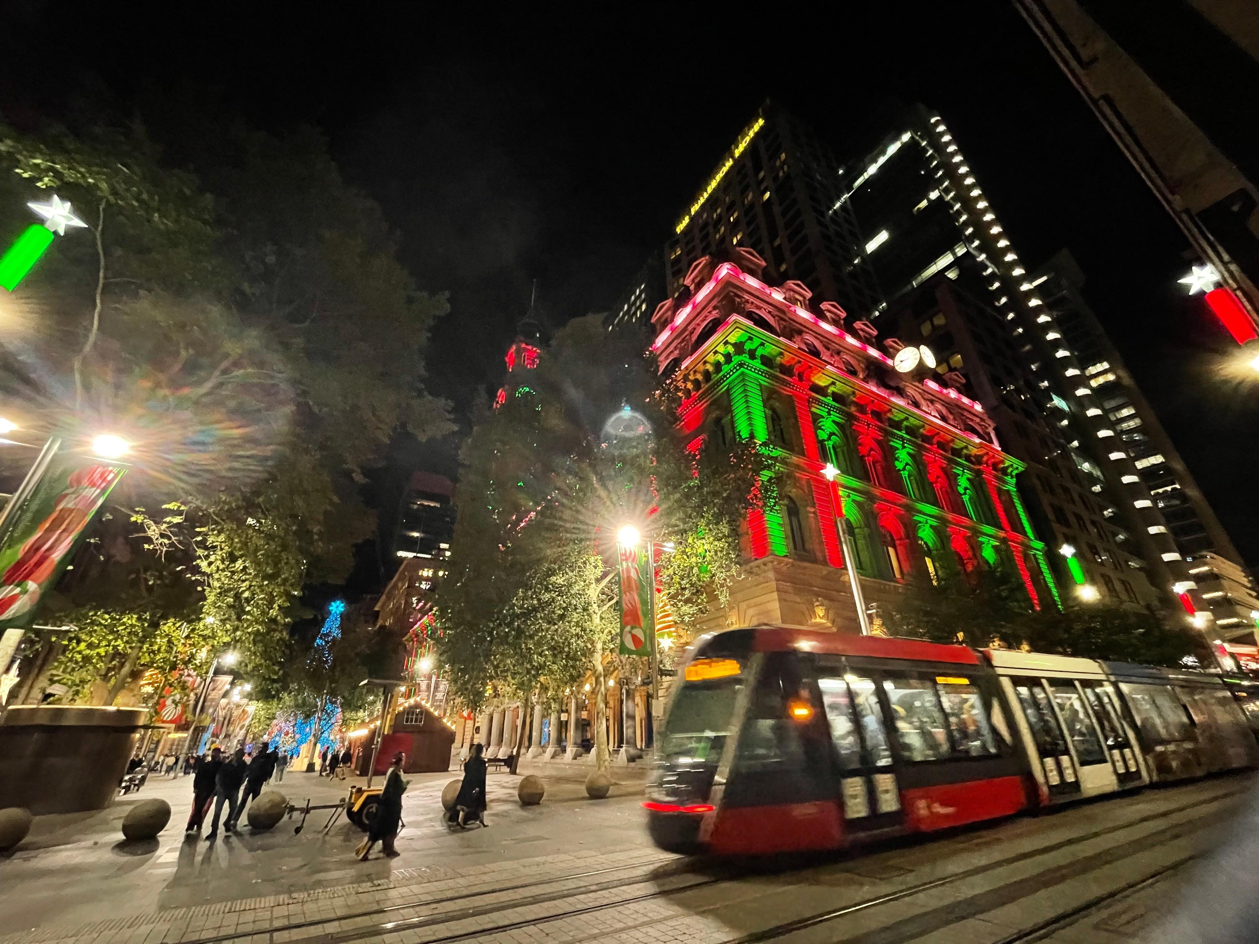 夜景（北西側から）クリスマスシーズン