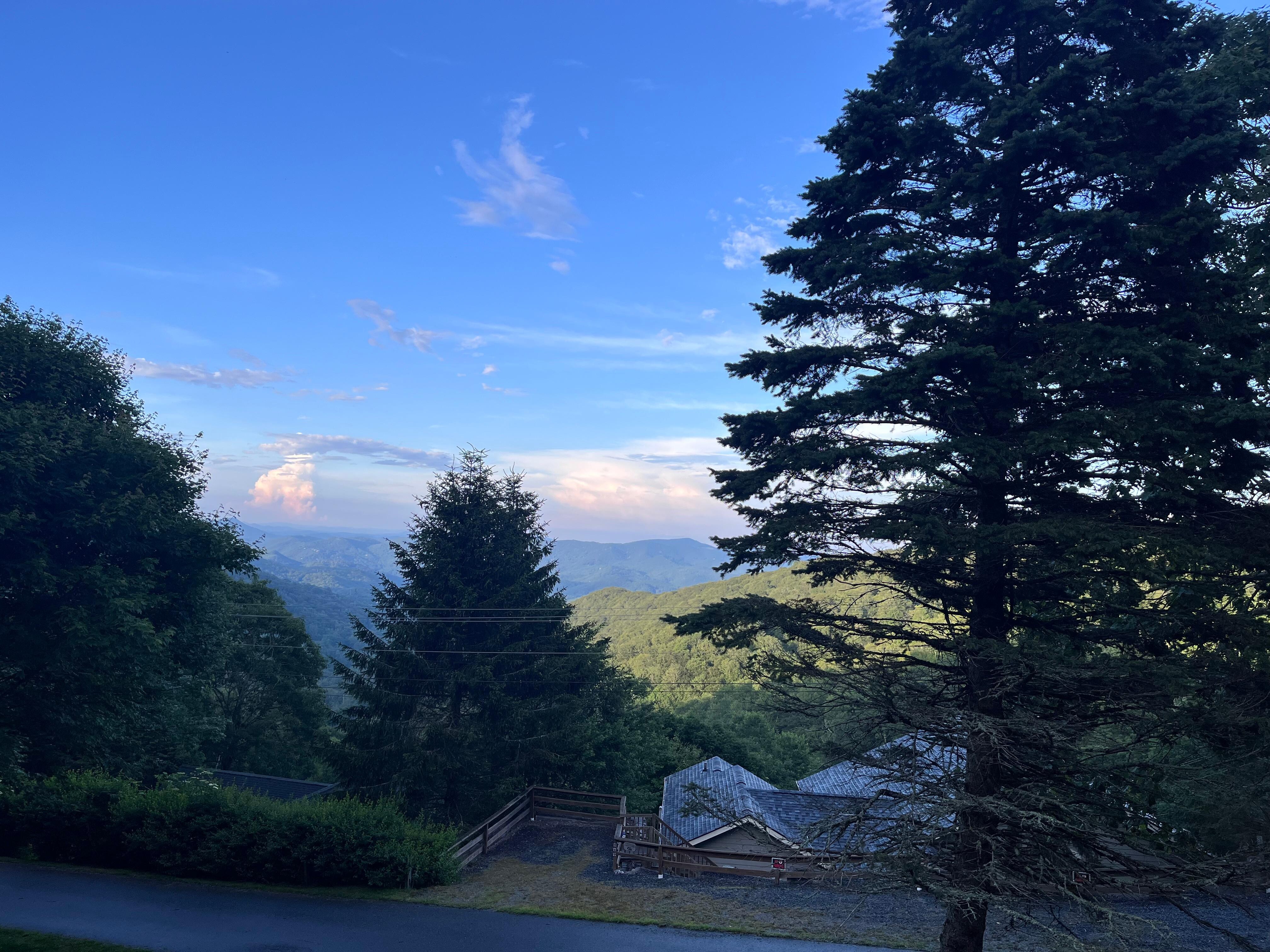 View of the evening 