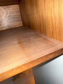 Top shelves look like they’ve never been cleaned.