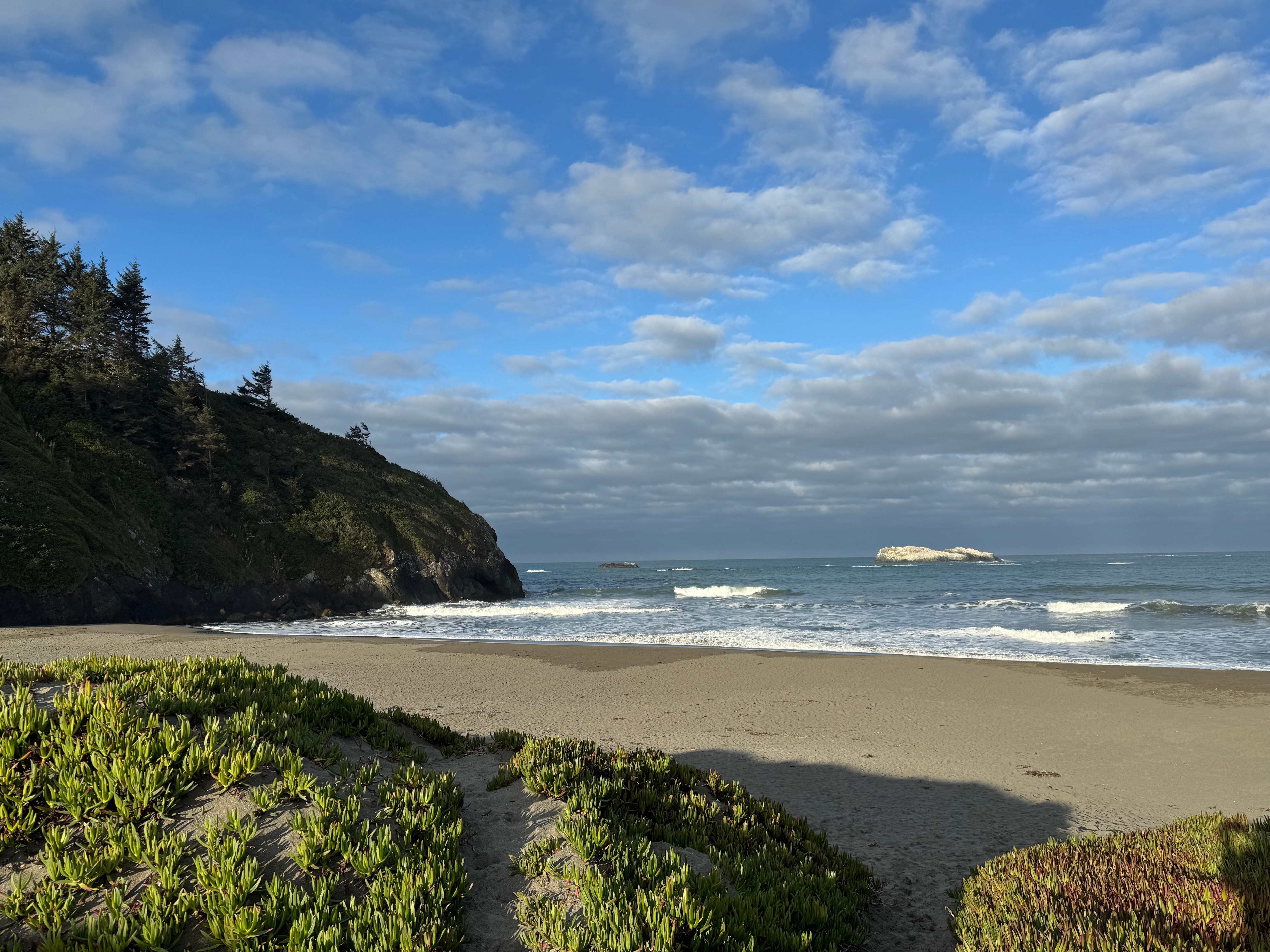 8 minute walk to a fantastic beach 