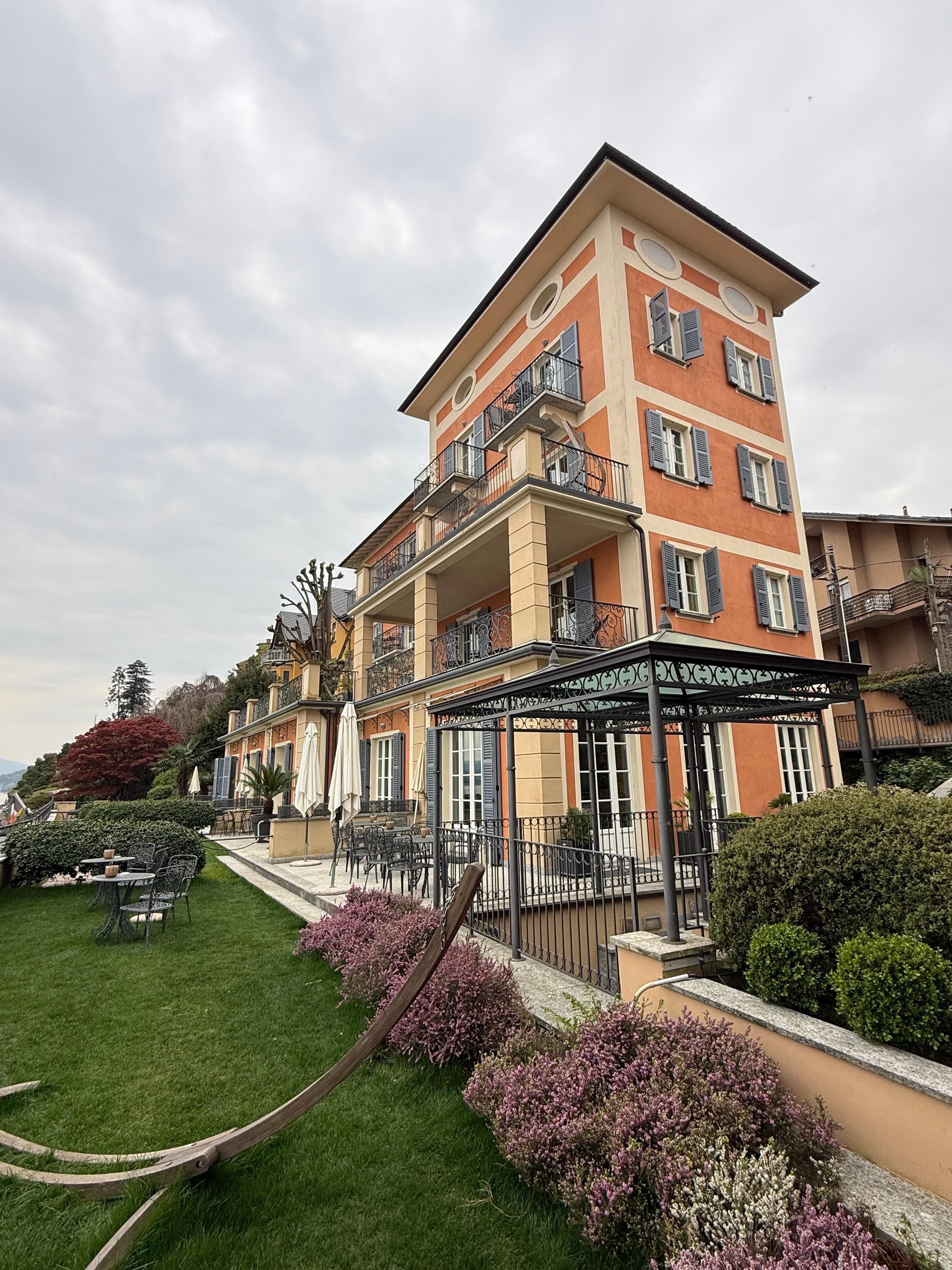 Room 106 is that first floor covered patio breakfast room below 