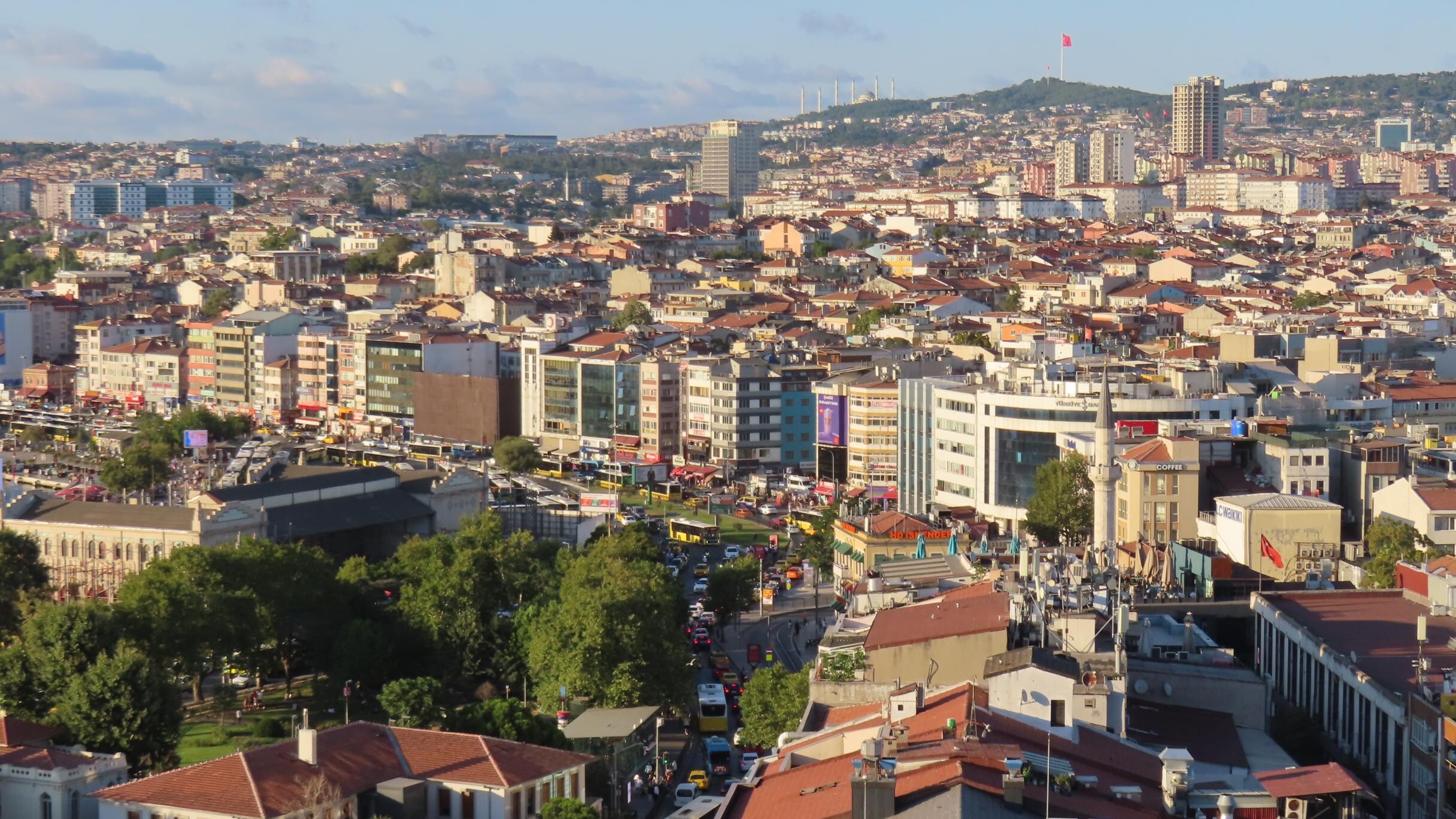 Udsigt over Istanbul
