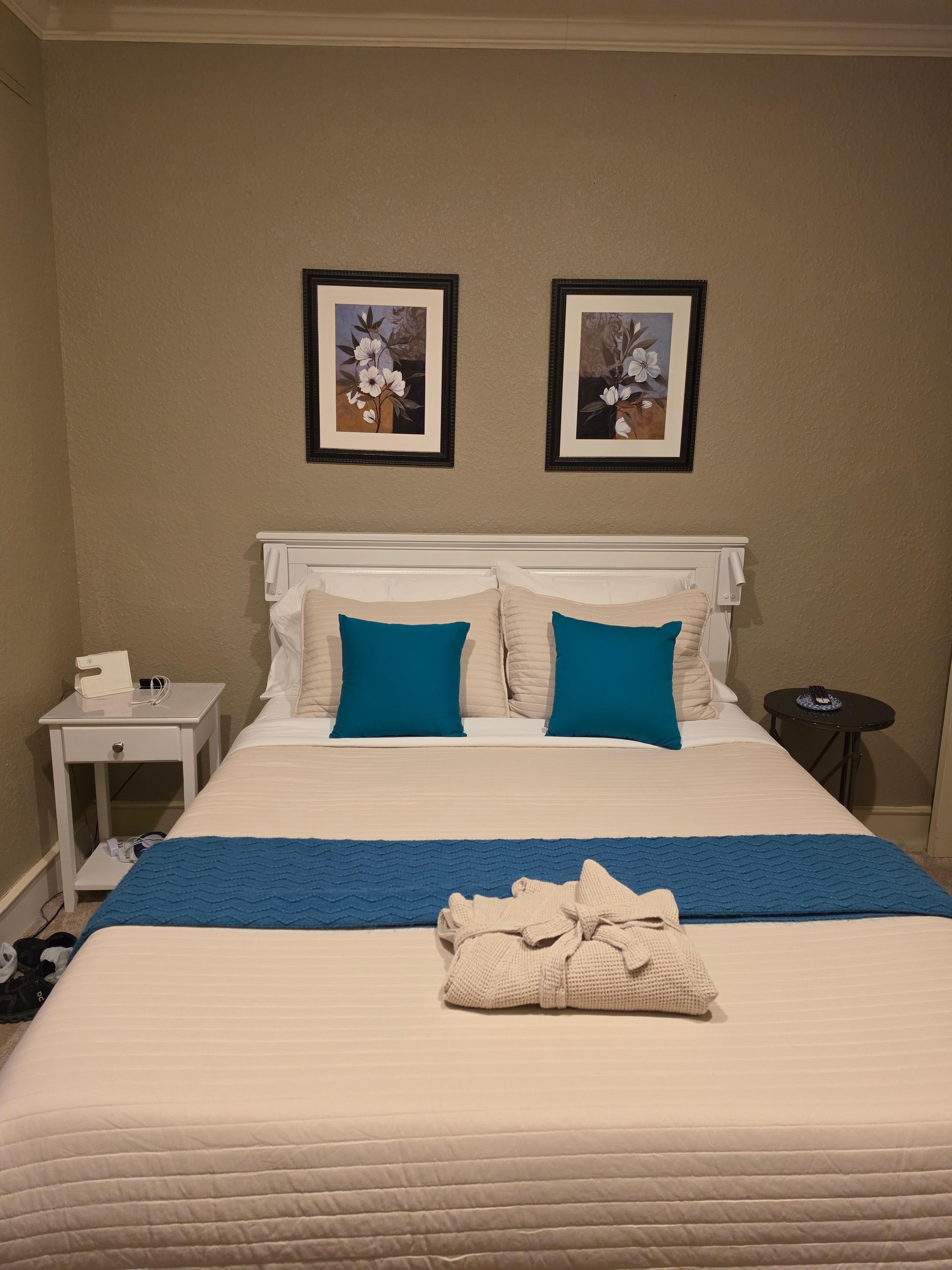 The host has magazine worthy style choices throughout 