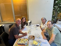 Fun dinner with the hosts!