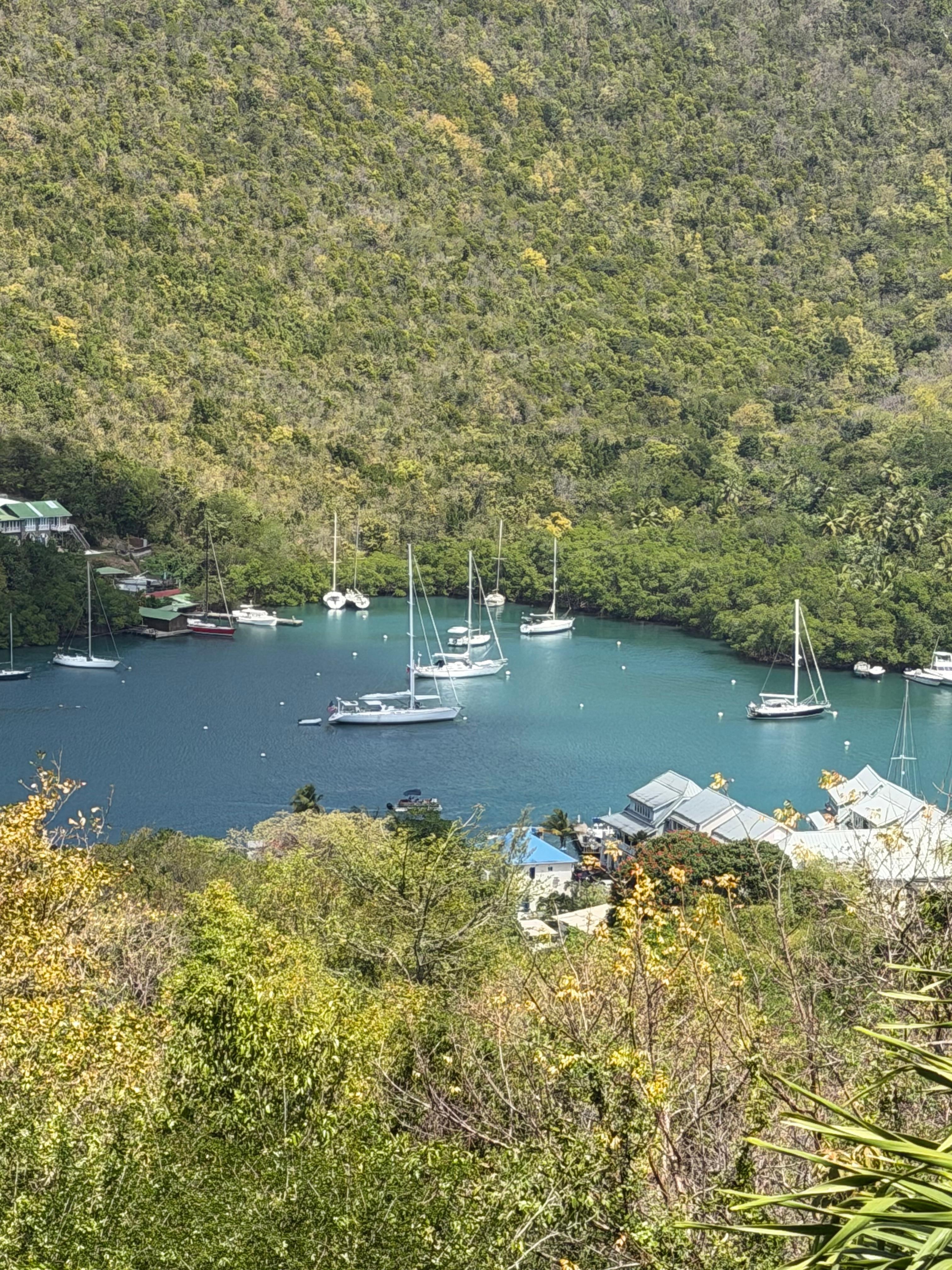 View from second floor balcony