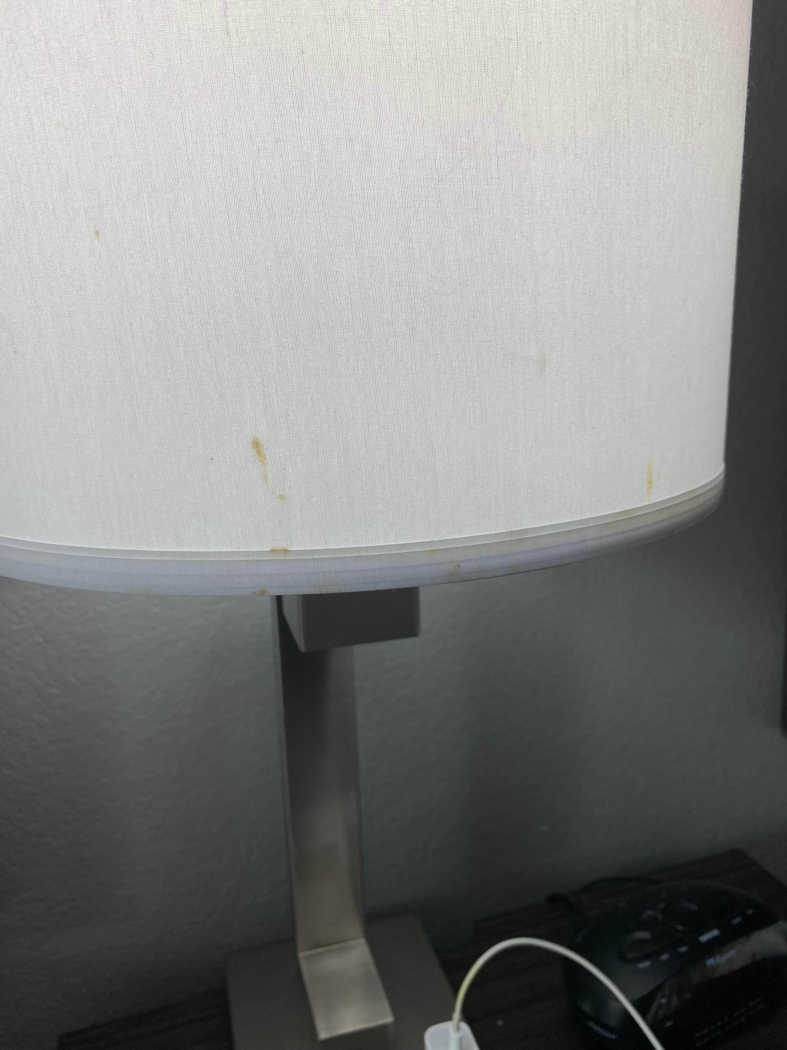 Even lamp was Dirty