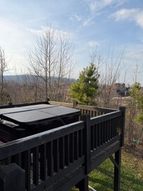 View from the hot tub