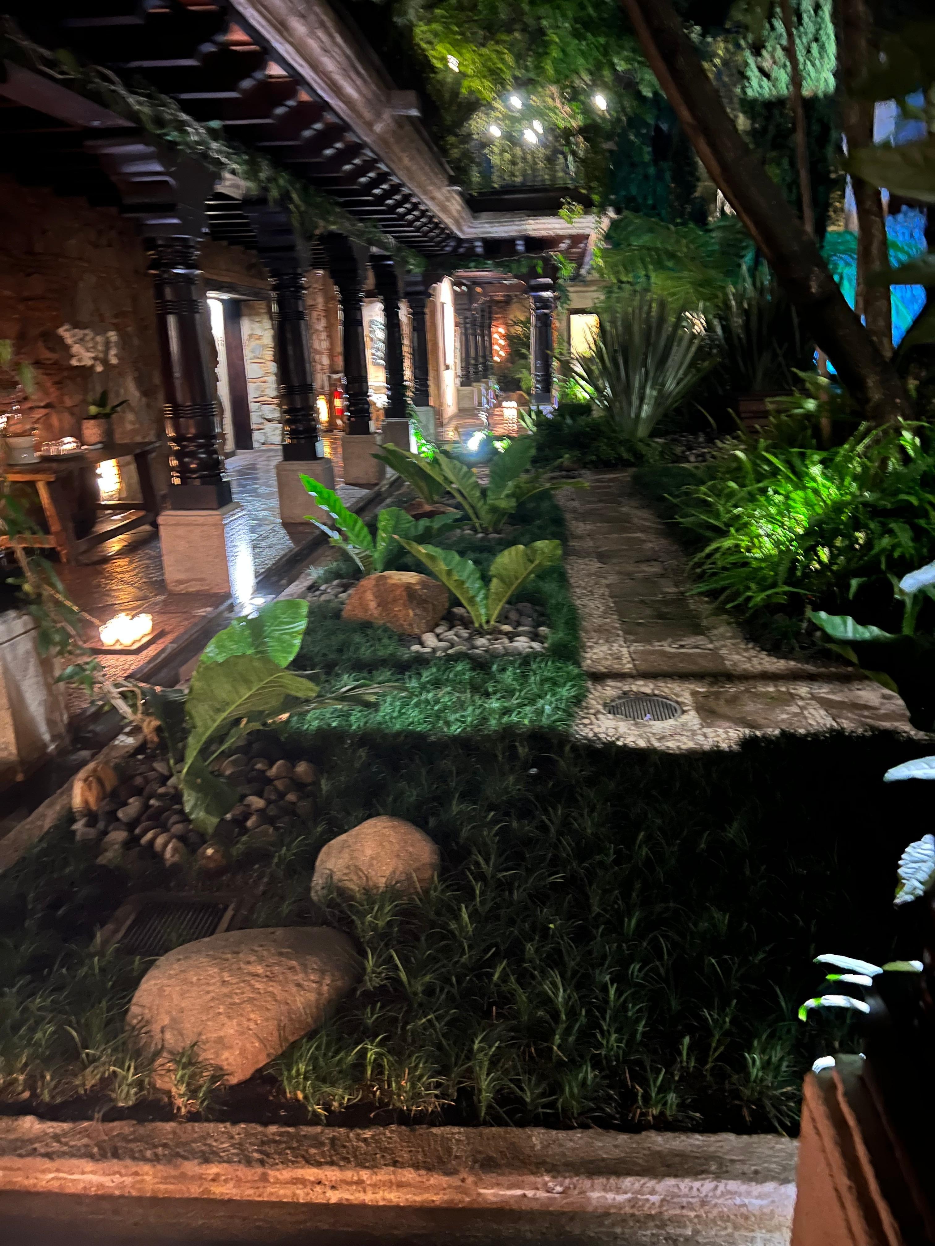Beautiful courtyards