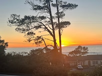 Sunset - view from the cottage