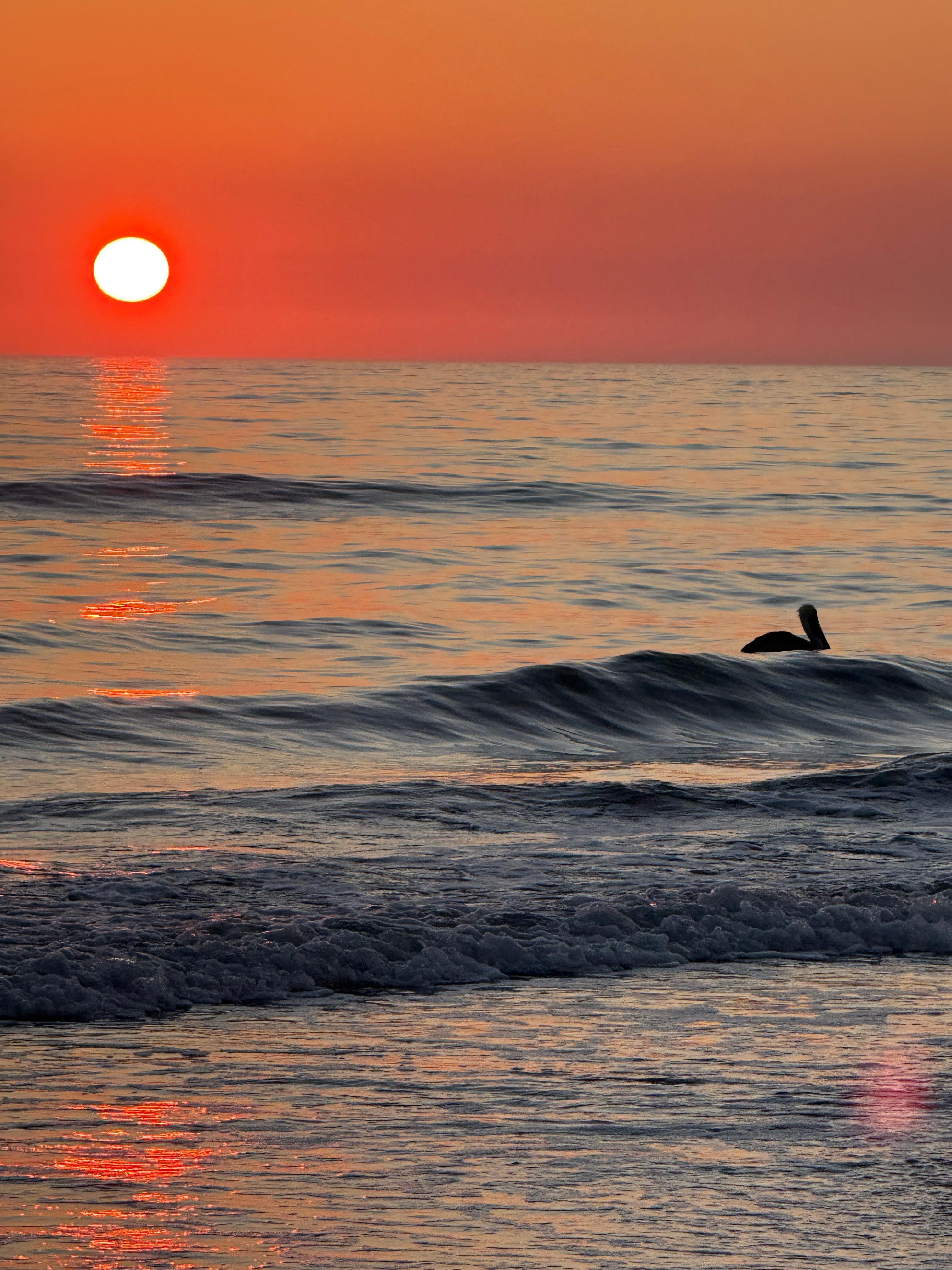 One of many stunning sunsets