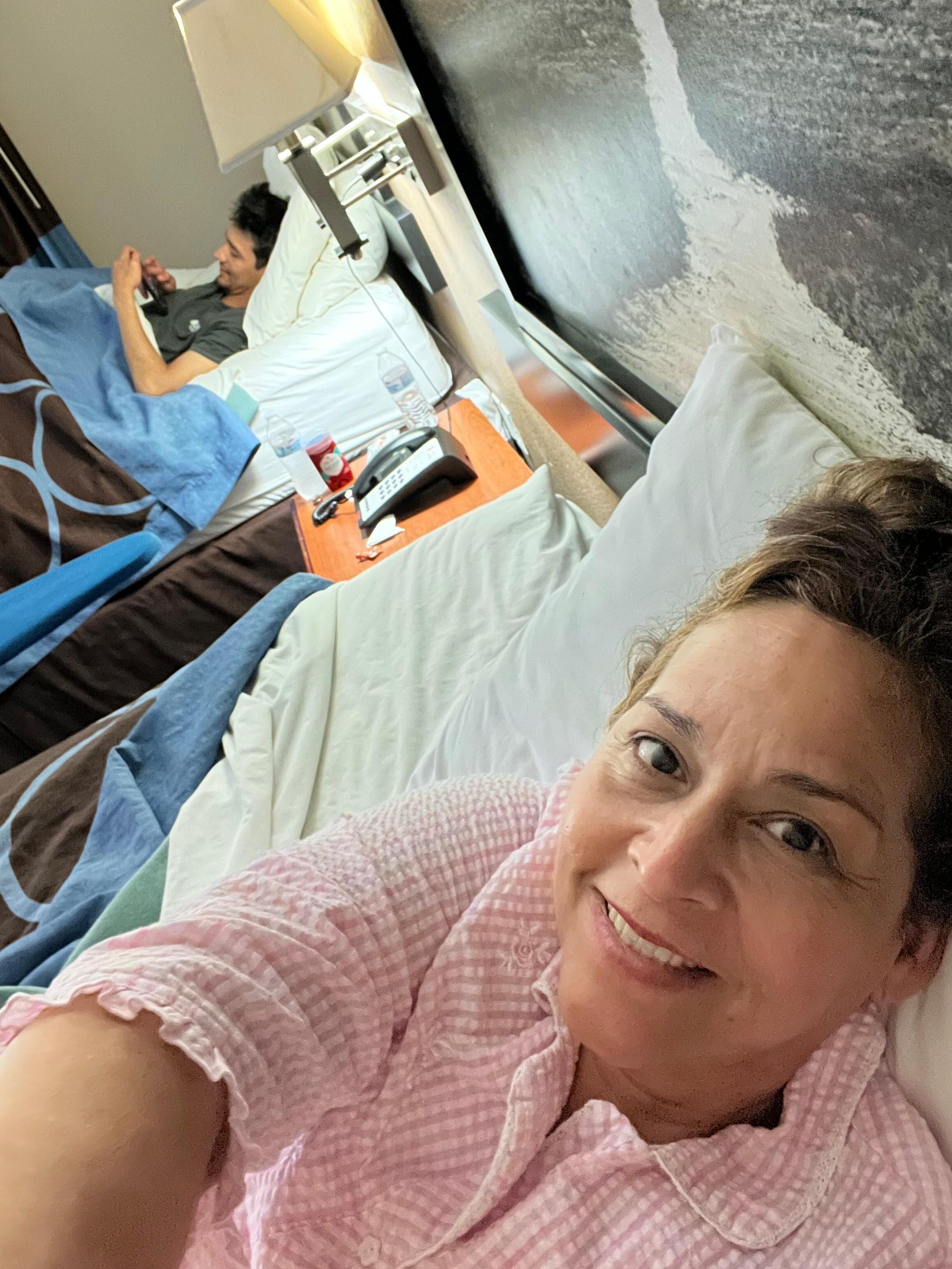 Here with my son 😃