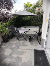 Ansicht Terrasse, alles andere entspricht genau der Wohnung wie sie beschrieben wird in der Anzeige.